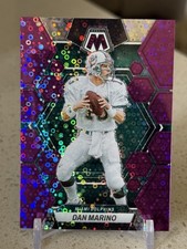 2023 Panini Mosaic Football Dan Marino PURPLE DISCO /50 #147 - Miami Dolphins