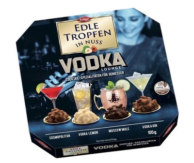 5x  Trumpf Edle Tropfen Chocolate Pralines Vodka 100 g - Ship from Germany!