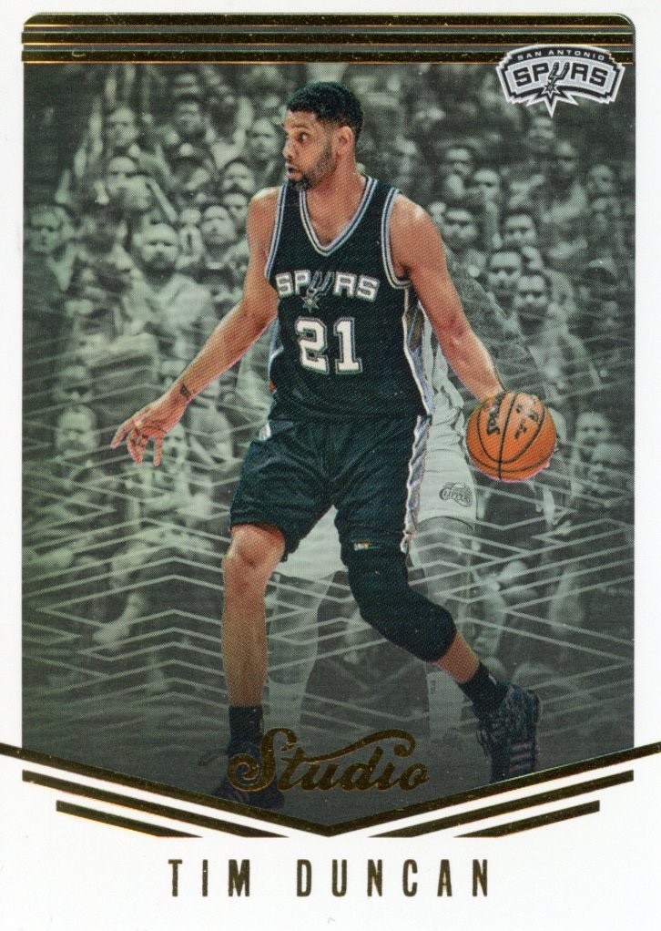 2016-17 Panini Studio #72 Tim Duncan