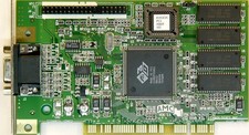 ATI 3D Rage IIC PCI VGA Video Card 2Mb 64Bit