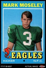 1971 Topps #257 Mark Moseley Eagles RC SFA 7.5 - NM+