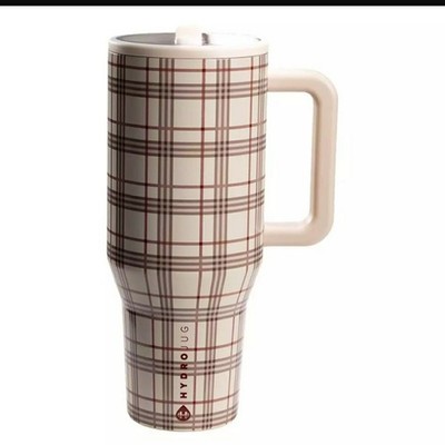 Authentic Hydrojug Fall Collection Blair Plaid 40oz Traveler Tumbler New In Box