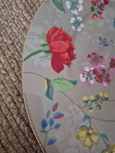 NEW Pip Studio Hummingbirds Khaki Underplate Platter 32cm - Picture 4 of 5