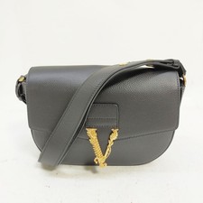 Borsa a tracolla Versace in pelle nera 3133087
