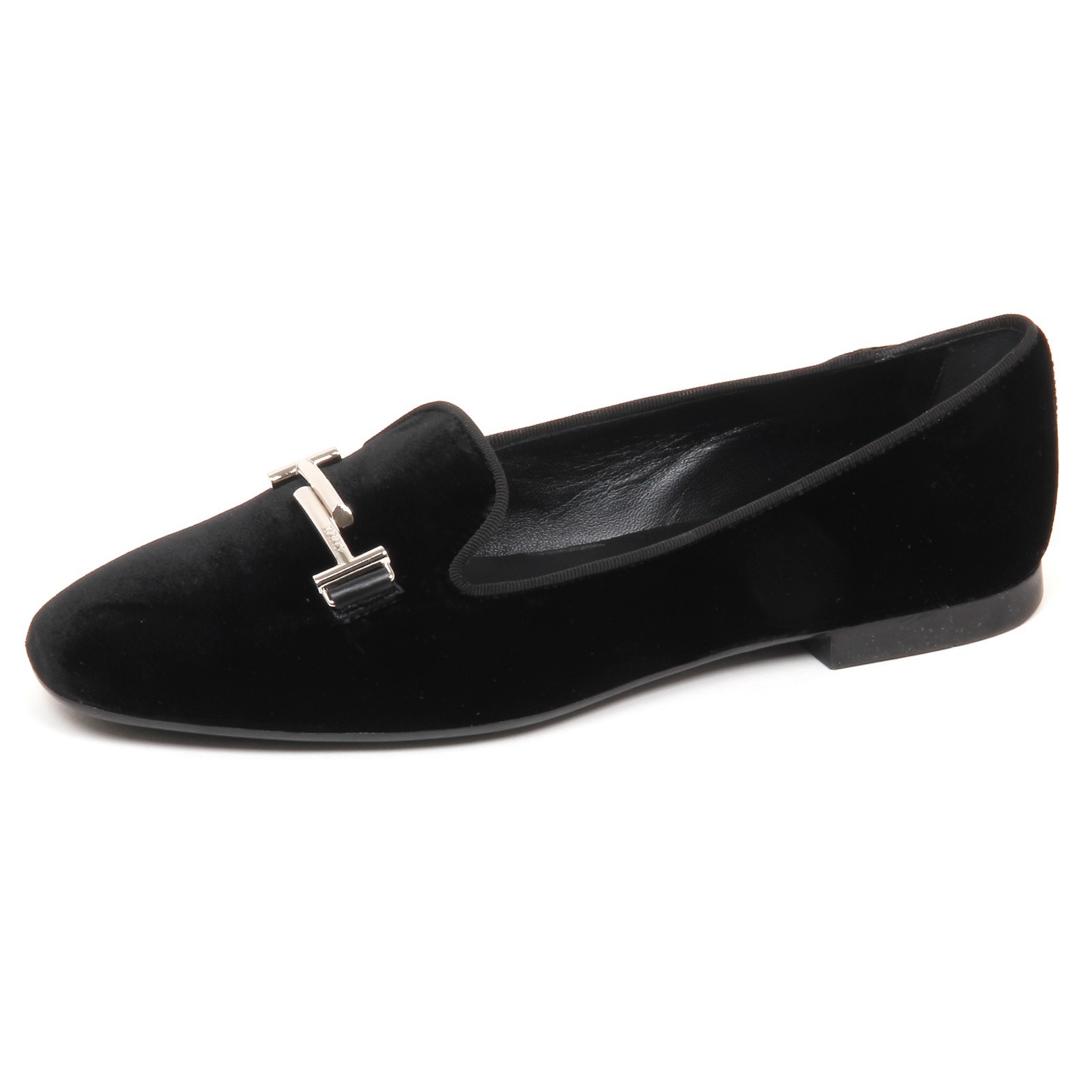 E2822 ballerina donna velvet TODS scarpe nero velluto shoe woman 49090₽
