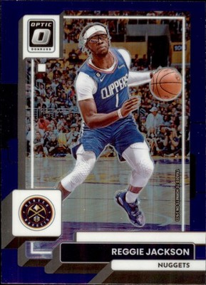 2022-23 Donruss Optic #121 Reggie Jackson Purple 4 2 A