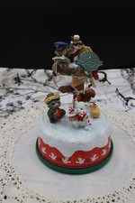 Enesco Small World of Music "I'll be Home for Christmas" North Pole Animals