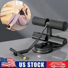 Portable Exercise Adjustable Suction Cup Sit Up Bar Floor Abs Assistant Device