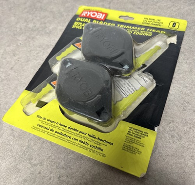 #ad 2 Ryobi Dual Bladed Trimmer Head Accessory Ryobi Electric String Trimmer U17 $20.29