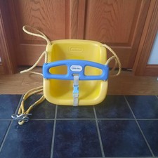 1983 Little Tikes Yellow Swing Toddler Child Outdoor Hanging Plastic Swingset