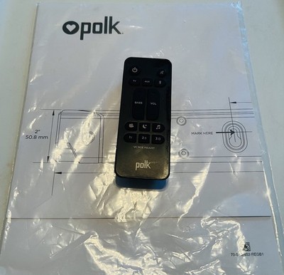 Polk Audio OEM Voice Adjust RE6214-1 Remote Control for Signa S-Bar S1 S2 S3 S4