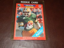 1989 Pro Set Gizmo Williams ROOKIE CARD #535 Philadelphia Eagles. rookie card picture