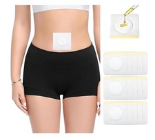 50 pcs Castor Oil Patches, Pack Wrap for Liver, Stomach, Belly Button Patch X 50