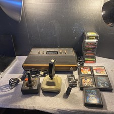 Atari 2600 Console Bundle with 2 Controllers and 15 Games Selling AS-IS UNTESTED