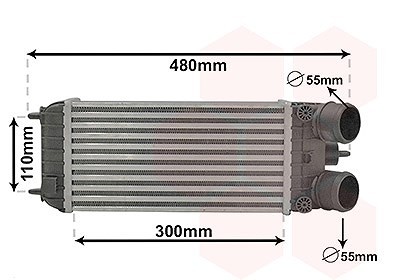 VAN Wezel LadeluftküHler U.A. FüR CitroËN, Ds, Peugeot-image