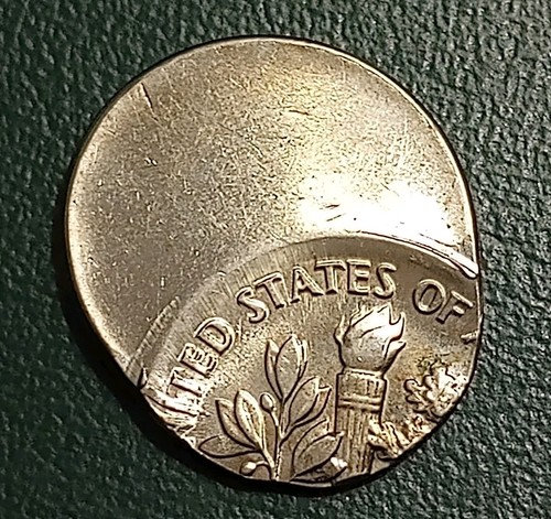 ERROR COIN DIME OFF CENTER Collection #970 OFF CENTER - Picture 2 of 5