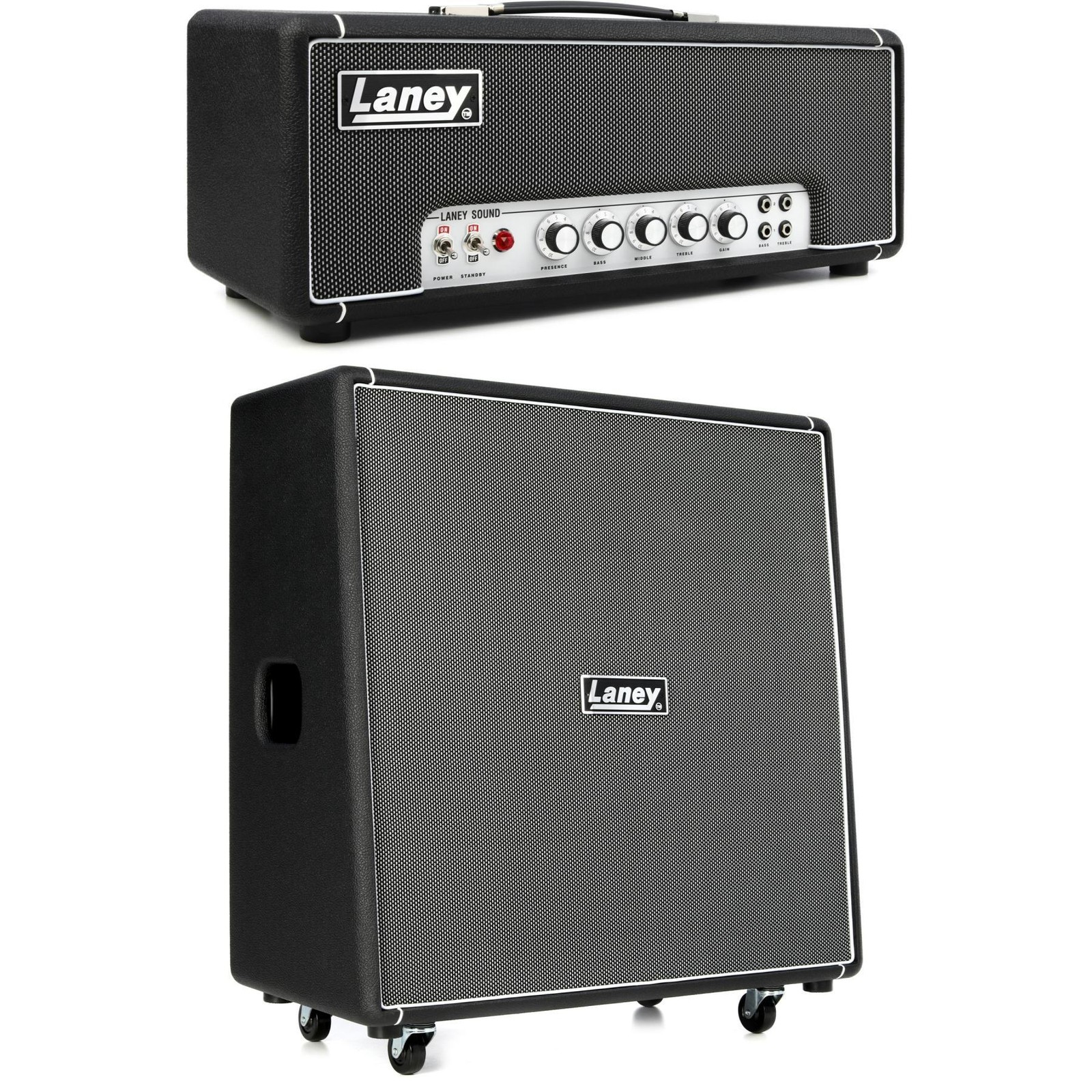 30-ваттная ламповая головка Laney Supergroup LA30BL и 50-ваттный корпус размером 2 x 12 дюймов