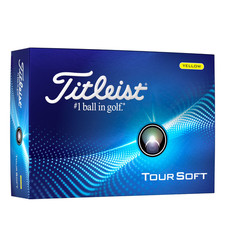 2024 Titleist Tour Soft Golf Balls 12ct, Yellow, Free ship