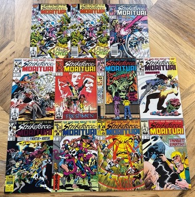 Strikeforce: Morituri 4 6 7 8 11 12 13 15 18 22 1987 Marvel Comics 11 Issue Lot!