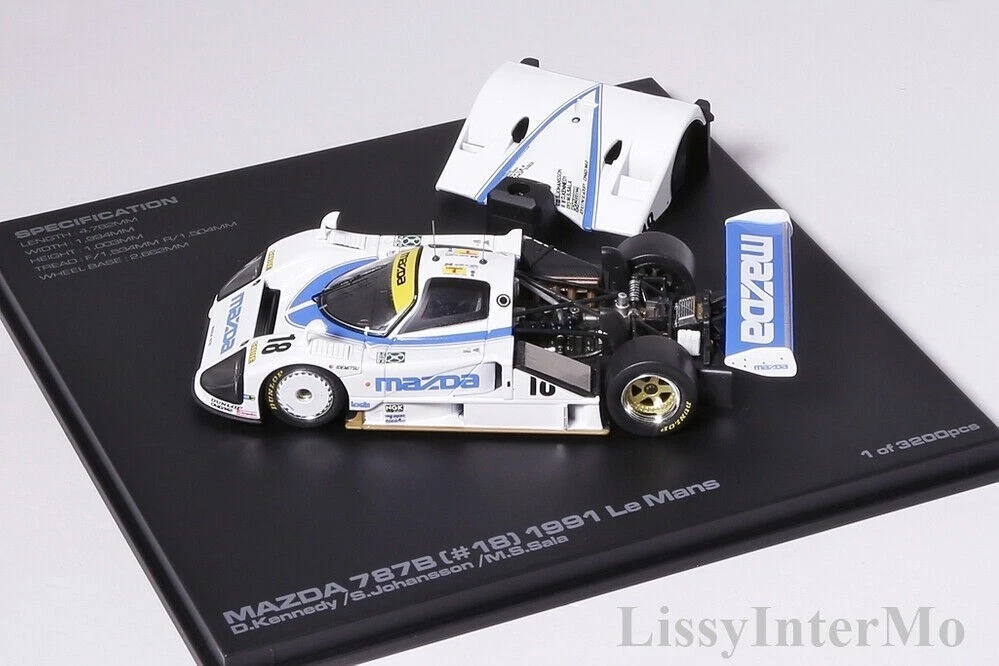 ミニカー hpi 1/43 MAZDA 787B #55 LM1991 Winner 1/43 SPARK MAZDA 787B #55 WINNER 24H LE MANS 1991 WEIDLER-HERBERT