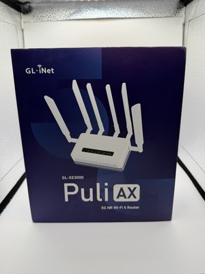 GL-XE3000（Puli AX）Wi-Fi 6 5G Cellular Modem and Router with Battery