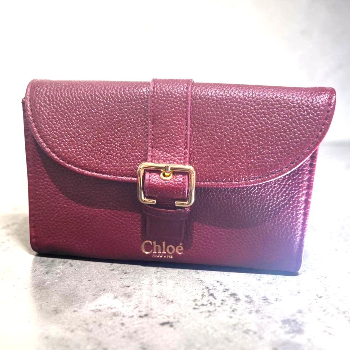 Chloé バーガンディクラッチバッグ Chloé Buckle Bags & Handbags for Women | eBay