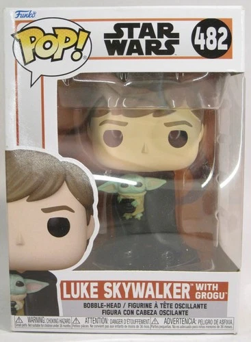 Funko Pop! Star Wars 482 Luke Skywalker with Grogu Vinyl Figure New in Package
