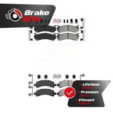 Front Rear Semi-Metallic Disc Brake Pads Kit For 2003-2005 GMC Savana 2500