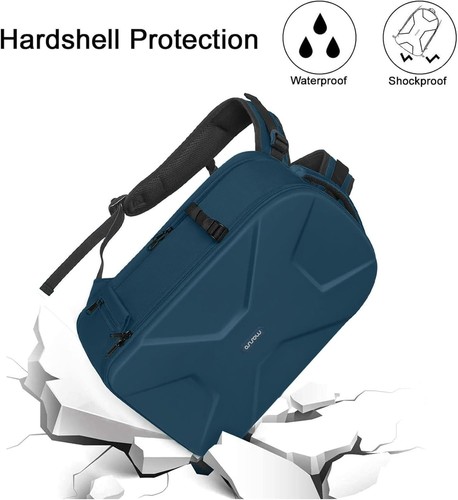 Full Open Hardshell Camera Bag for DSLR & Mirrorless with Custom Inserts, Teal - Picture 5 of 9