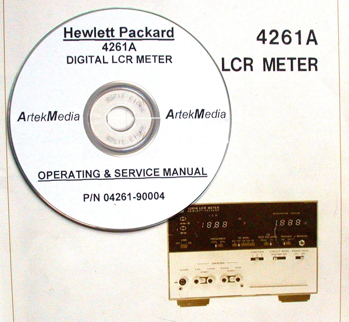 HP 4261A Operating & Service Manual good SCHEMATICS