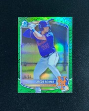 2025 Topps Bowman Draft Chrome Jacob Reimer #BDC-188 Green Reptilian 76/99 QI95