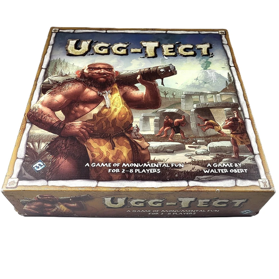 Ugg-Tect Board Game (Complete) | Fantasy Flight Games | Some Box Damage - Image 2 of 4