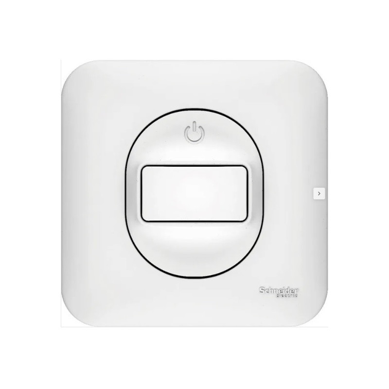 Interrupteur encastré 10A blanc à détection automatique pour éclairage 40-350W