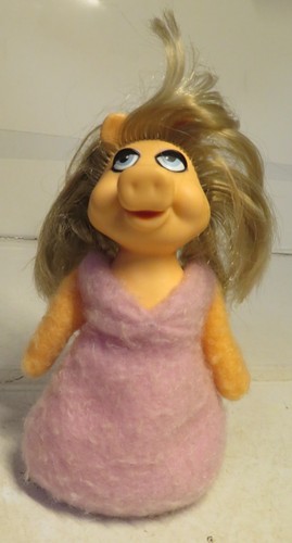 MUPPETS Fisher Price MISS PIGGY 6" Beanbag Plush Doll Vintage 1979 Beanie Muppet - Picture 6 of 19