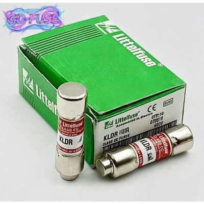 10PCS Littelfuse KLDR 1-1/2 KLDR 1-1/2A 1.5A 600V Midget Time-Delay fuse