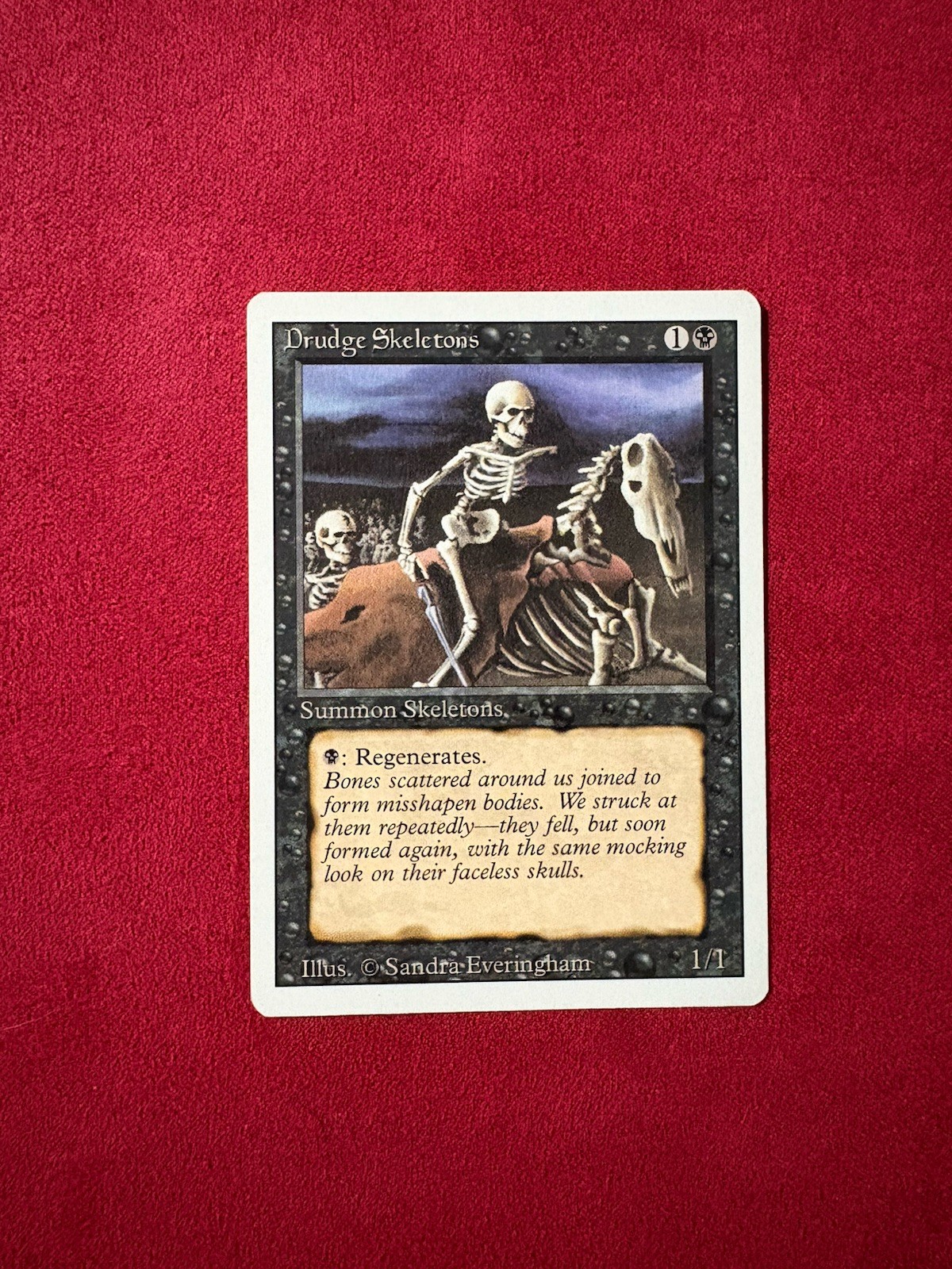 Drudge Skeletons - Revised Edition Magic the Gathering MTG 90’s Classic Vintage