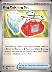 Bug Catching Set 102/131 Prismatic Evolutions Uncommon Trainer Item