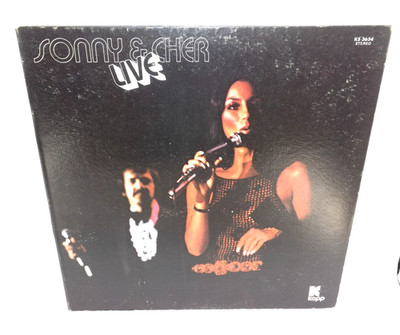 1971 Sonny and Cher Live I Got You Babe 12'' 33rpm Vinyl LP record album - copy