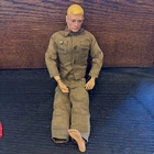 Vintage GI Joe Blonde Hair Brown Eyes Scar On Face 1964 Made in the USA