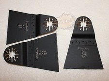 Holzsägeblatt 65 mm 3 Stück Zubehör Set für Fein Multimaster Bosch Dremel Worx