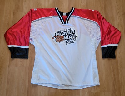 2000s Rare Canadian Beaver Buzz Energy Drink Jersey Adult XL