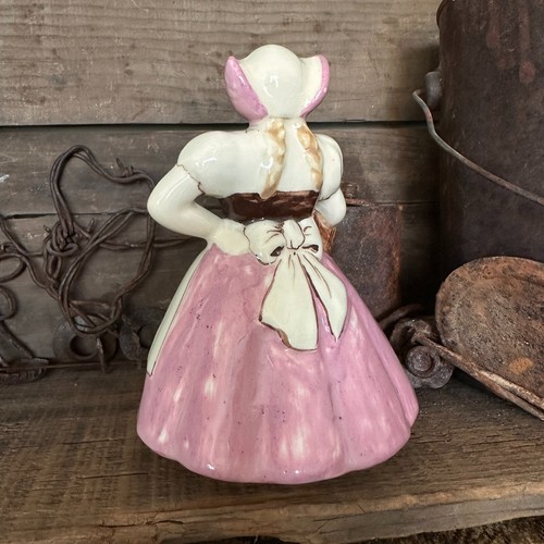 Dutch Girl Figurine Vase Vintage Ceramic - Picture 7 of 10