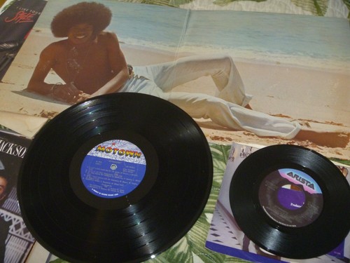LOT 6 VINYL LP ALBUM JERMAINE JACKSON 45 RECORD RARE PIC SLEEVE VG+ LYRICS 70s - Picture 9 of 11