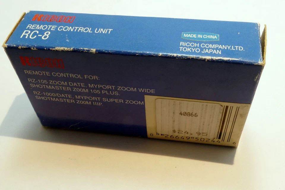 050246 Ricoh Remote Control RC-8 - Image 2 of 4