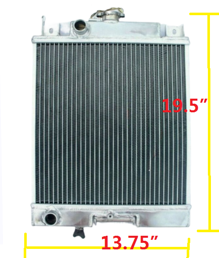 Radiator + Fan For 1989-1994 Suzuki Swift GTI SF Chevy Geo Metro 1.0L 1 ...