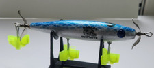 Handcrafted 5" wooden topwater heddon blade Bait ( cowboys)
