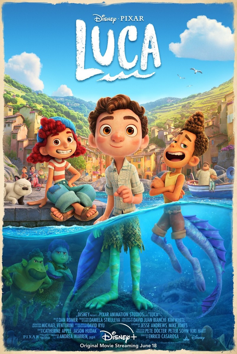 Disney's Luca Movie Poster | 2021 | 11x17 | NEW | USA | eBay