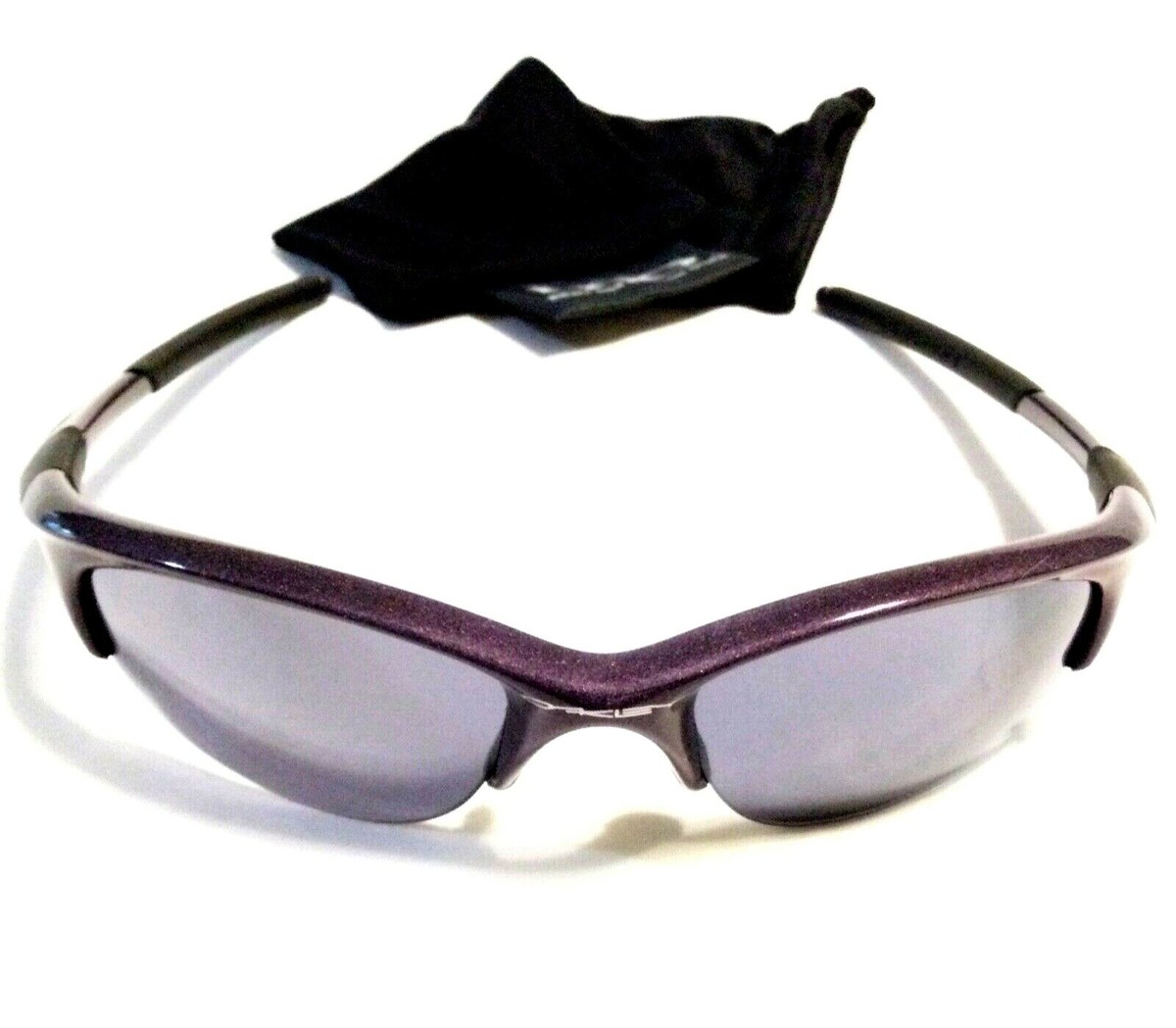 RARE OAKLEY HALF JACKET 1.0 SUNGLASSES Metallic Purple w RARE OAKLEY HALF JACKET 1.0 SUNGLASSES Metallic Purple w