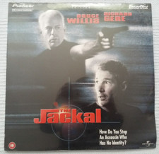 The Jackal  Laserdisc  Widescreen Edition  Bruce Willis - New and sealed.