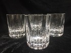 (4) Baccarat Crystal 4.125 Inch 'Rotary' DOUBLE OLD-FASHIONEDS